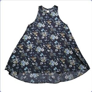 Goldspark Dress Women Size Small Floral Shift Romantic Lovecore Sleeveless Tunic